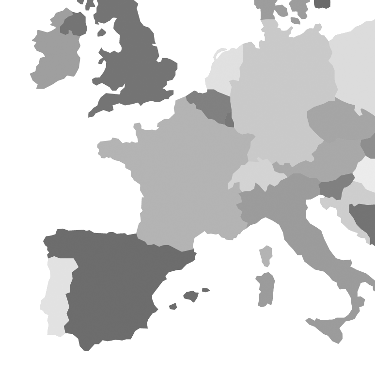Mapa de Europa occidental
